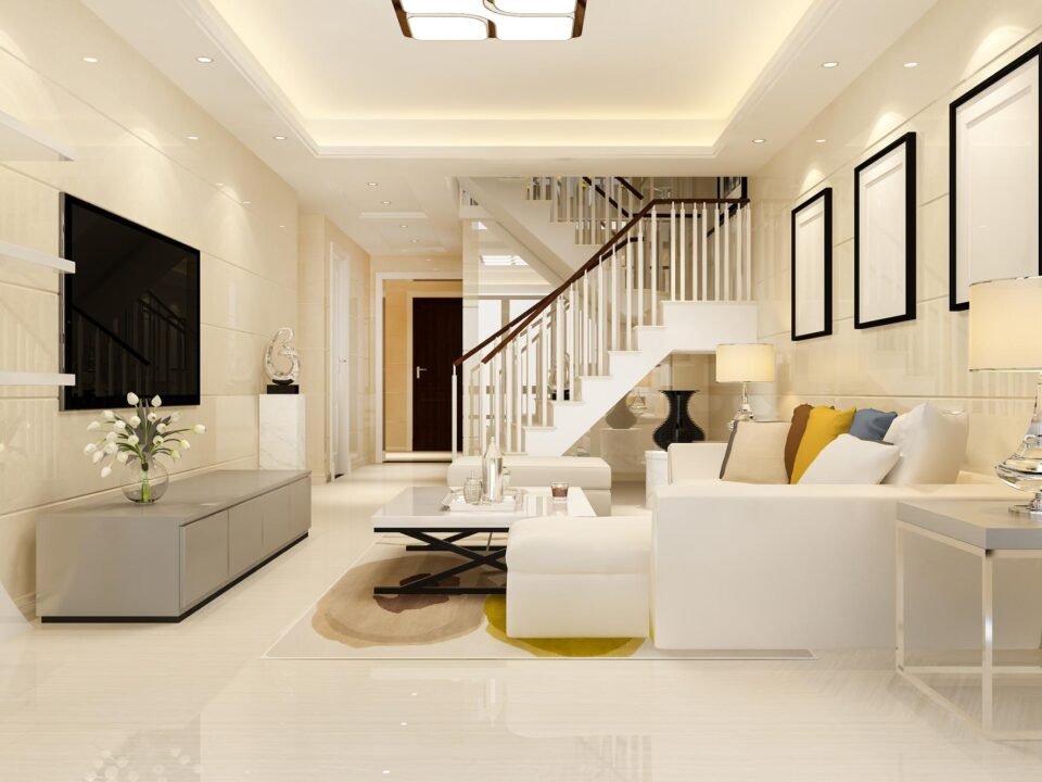 rendering-white-wood-living-room-near-bedroom